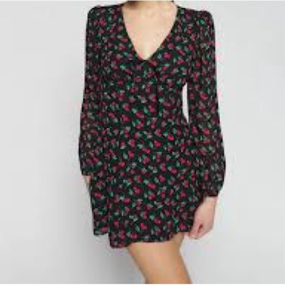 Reformation Ferris Dress in Cherry Pie - Picture 1 of 16